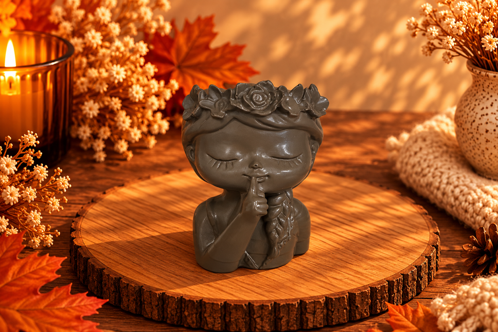 Vaso Decorativo Menina Serena – Silêncio