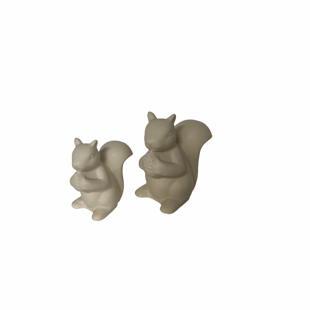 Conjunto Decorativo Esquilos em Jesmonite – 2 Peças