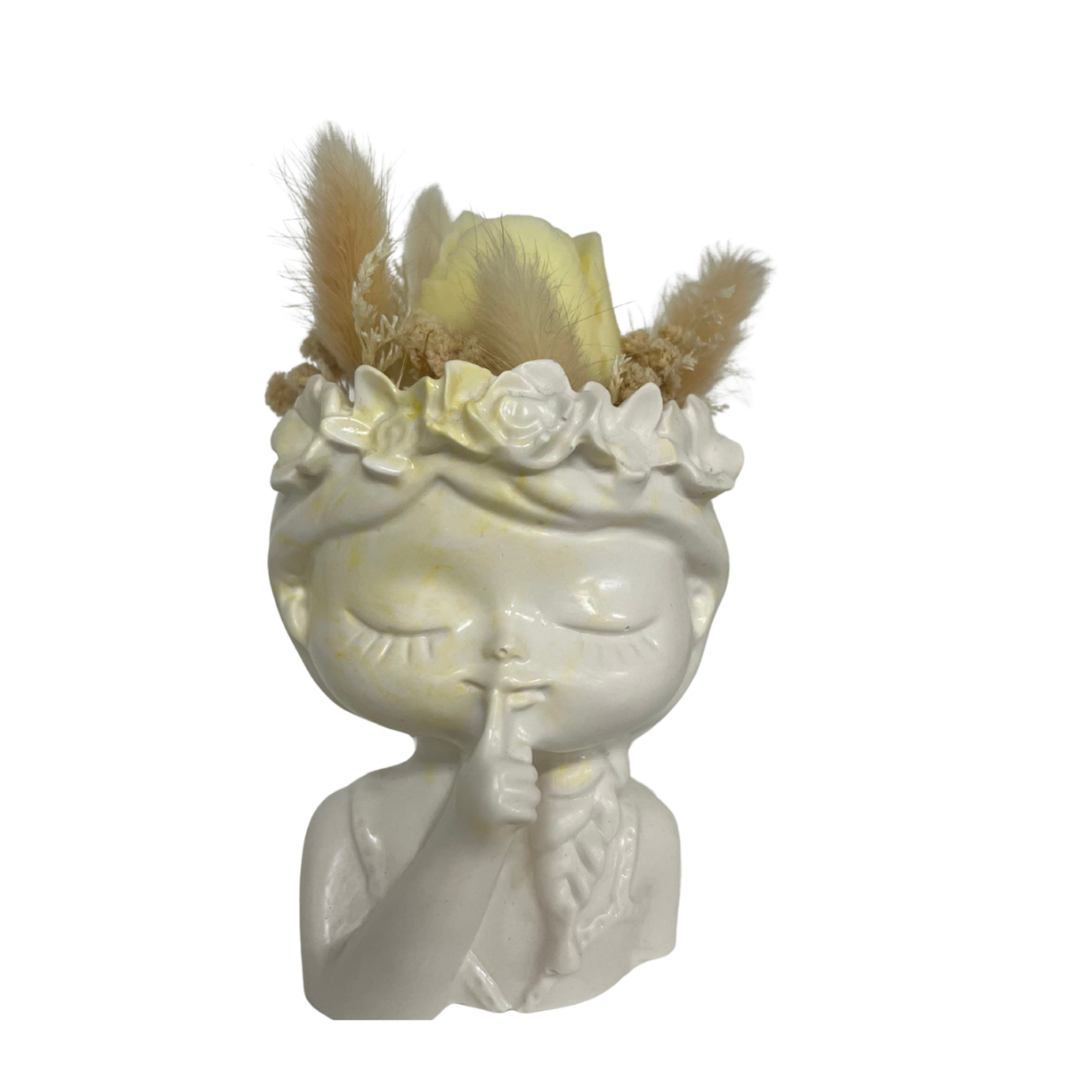 Vaso Decorativo Menina Serena – Silêncio