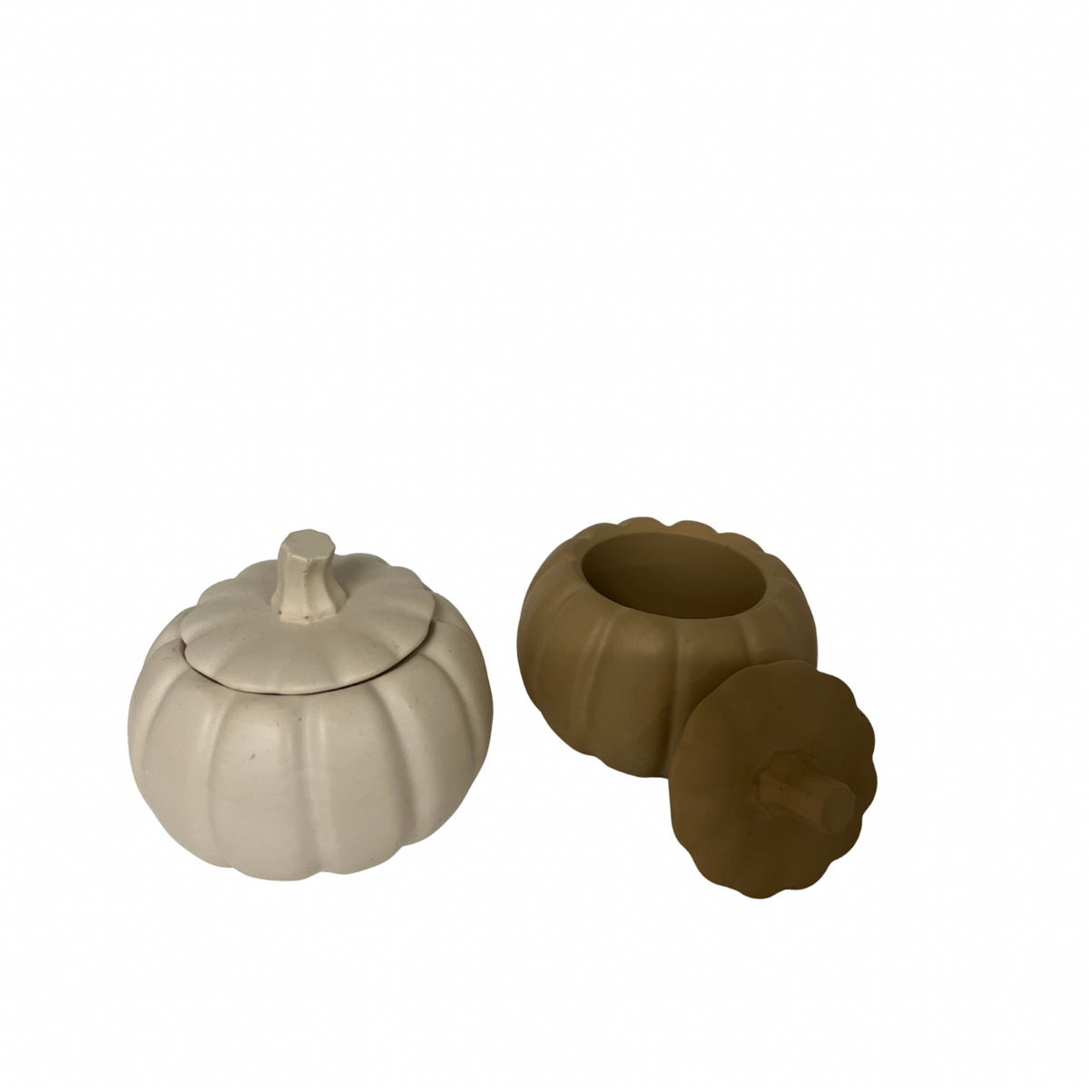 Caixa Decorativa Abóbora em Jesmonite