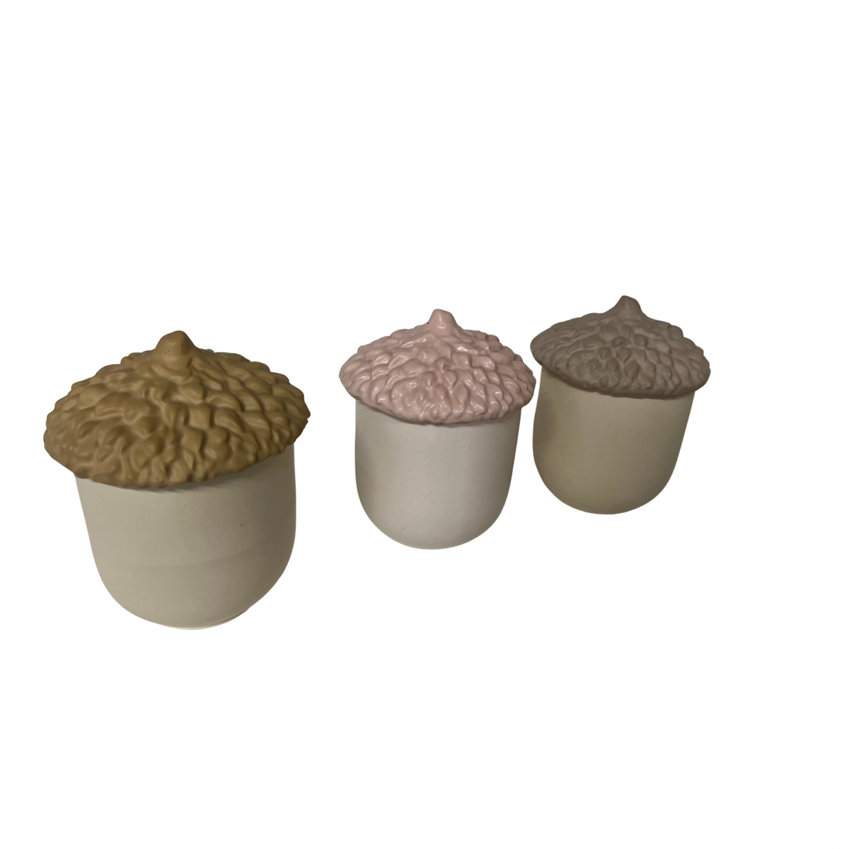 Caixa Decorativa Bolota em Jesmonite